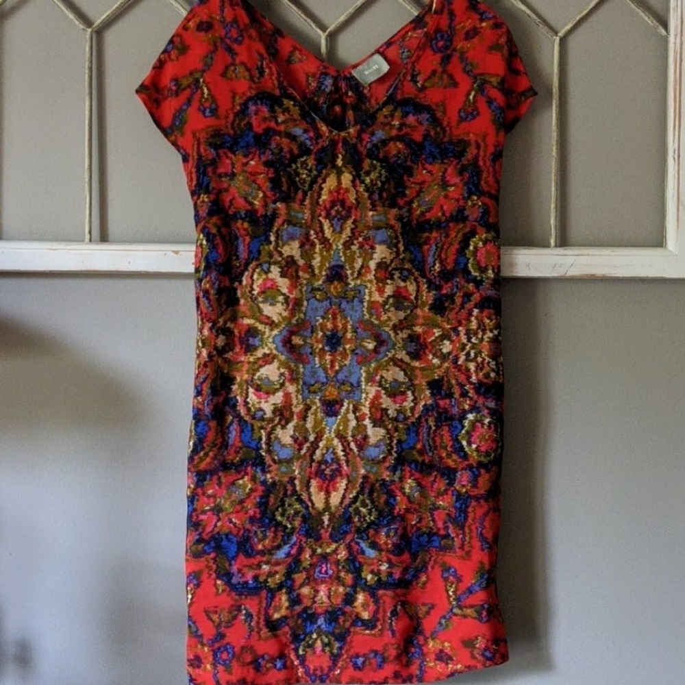 Anthropologie Maeve Medallion shift dress Small